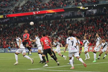 Curitiba kentindeki Ligga Arena 'da düzenlenen Copa Sudamericana' nın beşinci turu için geçerli olan Athletico-PR maçında CURITIBA (PR), 15 / 05 / 2024Players Pinto ve Pablo