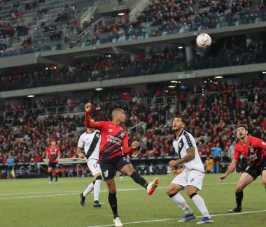 CURITIBA (PR), 15 Mayıs 2024 Çarşamba günü Curitiba kentindeki Ligga Arena 'da düzenlenen Copa Sudamericana' nın beşinci turu için geçerli olan Athletico-PR ile Danubio arasındaki 15 / 05 / 2024 Maçı. 