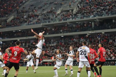 CURITIBA (PR), 15 Mayıs 2024 Çarşamba günü Curitiba kentindeki Ligga Arena 'da düzenlenen Copa Sudamericana' nın beşinci turu için geçerli olan Athletico-PR ile Danubio arasındaki 15 / 05 / 2024 Maçı. 