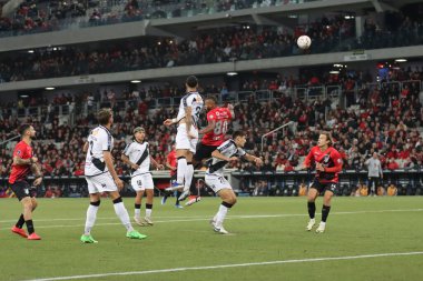 CURITIBA (PR), 15 Mayıs 2024 Çarşamba günü Curitiba kentindeki Ligga Arena 'da düzenlenen Copa Sudamericana' nın beşinci turu için geçerli olan Athletico-PR ile Danubio arasındaki 15 / 05 / 2024 Maçı. 