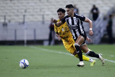 Fortaleza (CE), 15 / 05 / 2024 - Ceara SC X Amazonas FC - Wendl ve Rai Ramos arasında Fortaleza CE 'deki Arena Castelao' da oynanan maçta. 
