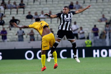 Fortaleza (CE), 05: 15 2024 - Ceara SC X Amazonas FC - Jo ve Matheus Felipe arasında Fortaleza CE 'deki Arena Castelao' da oynanan maçta.