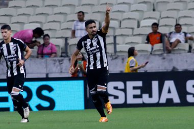 Fortaleza (CE), 05 / 15 / 2024 - Ceara SC X Amazonas FC - Ramon, Ceara (CE) ile Fortaleza CE 'deki Arena Castelao arasında oynanan maçta Ceara' nın ilk golünü kutluyor.. 