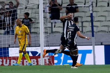 Fortaleza (CE), 05 / 15 / 2024 - Ceara SC X Amazonas FC - Ramon, Ceara (CE) ile Fortaleza CE 'deki Arena Castelao arasında oynanan maçta Ceara' nın ilk golünü kutluyor.. 