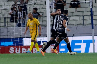 Fortaleza (CE), 05 / 15 / 2024 - Ceara SC X Amazonas FC - Ramon, Ceara (CE) ile Fortaleza CE 'deki Arena Castelao arasında oynanan maçta Ceara' nın ilk golünü kutluyor.. 