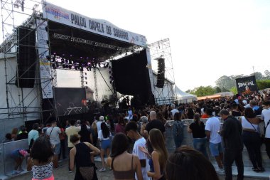 SAO PAULO (SP), 19 / 05 / 2024-SHOW / VIRADA / CULTURAL - Latin şarkıcı, bu Pazar öğleden sonra, Sao Paulo 'nun güney bölgesindeki Arena Capela do Socorro' da küçük bir dinleyici kitlesi için Virada Cultural 'da bir performans sergiledi. (Fotoğraf: Leandro Chemalle