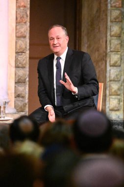The second gentleman of The United States, speaks on combating antisemitism and hate. May 21, 2024, New York City, New York, U. S. A. The second gentleman of the United States and husband to the Vice President  of The United States