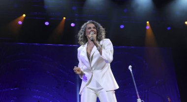 Rio de Janeiro (RJ), 05 / 25 / 2024 Şarkıcı Simone, Biscoito Fino tarafından yayınlanacak olan canlı bir albüm için şovu kaydediyor.