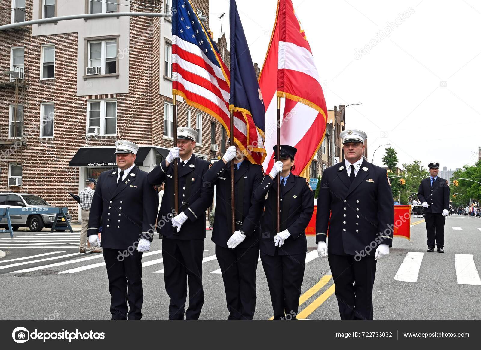 Nou Parada Zilei Memoriale Din New York Mai 2024 New — Fotografie ...