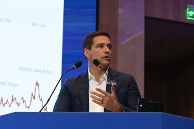 Sao Paulo (SP), 05 / 27 / 2024 - Brezilya Merkez Bankası başkanı Roberto Campos Neto, Brezilya 'daki finans sektörünün zorlukları ve fırsatlarını tartışmak üzere LIDE İş Yemeğine katıldı