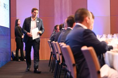 Sao Paulo (SP), 05 / 27 / 2024 - Brezilya Merkez Bankası başkanı Roberto Campos Neto, Brezilya 'daki finans sektörünün zorlukları ve fırsatlarını tartışmak üzere LIDE İş Yemeğine katıldı