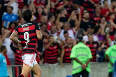 Rio de Janeiro (RJ), 28 / 05 / 2024 Oyuncu Pedro attığı golü (Ma