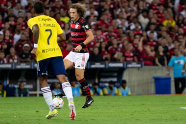 Rio de Janeiro (RJ), 28 / 05 / 2024 The player Davi Luiz, Flamengo x Milonarios arasında oynanan maçta, grup aşamaları için geçerli. Libertadores da America 2024, Mario Filho Stadyumu 'nda (Maracana)