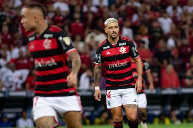 Rio de Janeiro (RJ), 05 / 28 / 2024 The player Giorgian De Arrascaeta, Flamengo x Milonarios arasındaki maçta, grup aşamaları için geçerlidir. Libertadores da America 2024, Mario Filho Stadyumu 'nda yapıldı. 