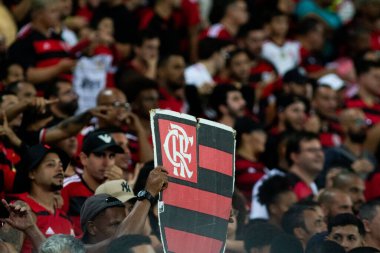 Rio de Janeiro (RJ), 28 / 05 / 2024 ihale, grup aşamaları için geçerli olan Flamengo x Milonarios arasında oynanan karşılaşmada. Libertadores da America 2024, Mario Filho Stadyumu 'nda (Maracana)