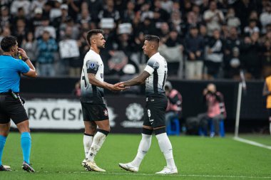 Sao Paulo (SP), Brezilya 05 / 28 / 2024 - SuLAMERICANA vs CORINTHIANS Quimica Arena, Sao Paulo-SP, bu akşam, 28 Mayıs 2024.