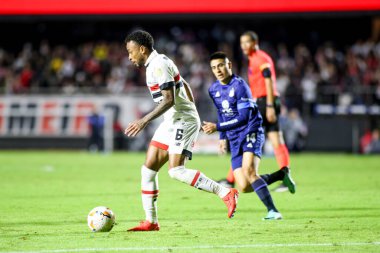 Sao Paulo (SP), Brezilya 05 / 29 / 2024 - Copa Libertadores de America grubunun altıncı turu, 29 Mayıs 2024 Çarşamba akşamı Morumbis Stadyumu 'nda düzenlendi..