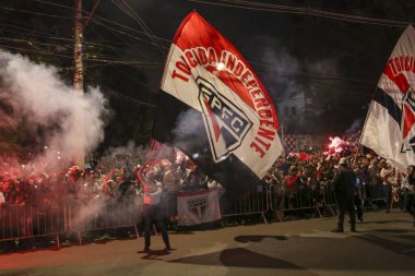 Sao Paulo (SP), Brezilya 05 / 29 / 2024 - Copa Libertadores de America 'nın grup sahnesi, 29 Mayıs 2024 Çarşamba akşamı Morumbis Stadyumu' nda gerçekleşti..