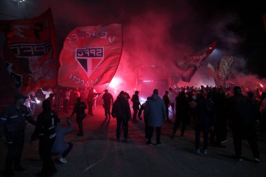 Sao Paulo (SP), Brezilya 05 / 29 / 2024 - Copa Libertadores de America 'nın grup sahnesi, 29 Mayıs 2024 Çarşamba akşamı Morumbis Stadyumu' nda gerçekleşti..