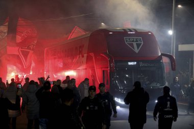 Sao Paulo (SP), Brezilya 05 / 29 / 2024 - Copa Libertadores de America 'nın grup sahnesi, 29 Mayıs 2024 Çarşamba akşamı Morumbis Stadyumu' nda gerçekleşti..