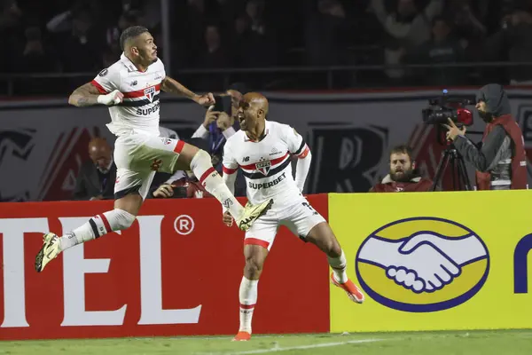 stock image Sao Paulo (SP), Brazil 05/29/2024 - Group stage of the Copa Libertadores de America, held at the Morumbis stadium, on the evening of this Wednesday, May 29, 2024.