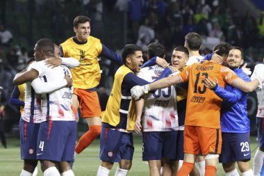 Sao Paulo (SP), Brezilya 05 / 30 / 2024 - Copa Conmebol Libertadores de Futebol 'un LIBERTADORES-PALMEIRAS maç grubu sahnesi, 30 Mayıs 2024 Perşembe akşamı, Sao Paulo' daki Allianz Parque 'da. 