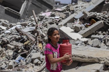 Gazze 'de Günlük Yaşam. 31 Mayıs 2024, Gazze, Filistin: Rafah, Gazze 'deki yerlerinden edilen insanların ölümcül hedeflerinin ardından Filistinlilerin günlük yaşamı.