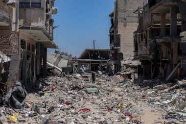Gazze 'de Günlük Yaşam. 31 Mayıs 2024, Gazze, Filistin: Rafah, Gazze 'deki yerlerinden edilen insanların ölümcül hedeflerinin ardından Filistinlilerin günlük yaşamı