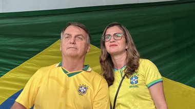 SAO BERNARDO CAMPO (SP) Brezilya - Eski Cumhurbaşkanı Jair Messias Bolsonaro, Sao Bernardo do Campo kentindeki Rio Grande do Sul 'da meydana gelen çevre felaketi sonrasında gıda ve bağış toplama eylemine katıldı.