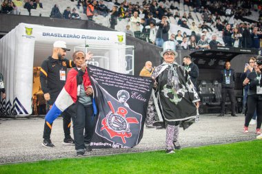 Sao Paulo (SP), Brezilya 01 / 06 / 2024 - Sao Paulo-SP 'deki Neo Quimica Arena' da BRAZILEIRO vs CORINTHIANS maçı.