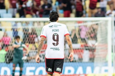 Rio de Janeiro (RJ), 02 / 06 / 2024 - BRASILEIRO / VASCO / FLAMENGO / RJ - Oyuncu Pedro, Vasco ve Flamengo arasında oynanan ve Brezilyalı A 2024 serisinin 13. turu için geçerli olan maçta amacını kutluyor.