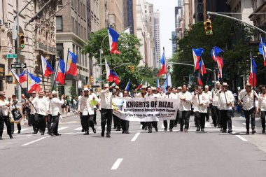 New York 'taki 126. Filipin Bağımsızlık Günü Geçidi' nin 34. Yıllık Kutlaması. 2 Haziran 2024, New York, ABD: 126. Filipin Bağımsızlık Yıldönümünün 34. Geleneksel Kutlaması, Madison Bulvarı boyunca canlı bir geçit töreni