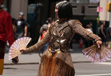 New York 'taki 126. Filipin Bağımsızlık Günü Geçidi' nin 34. Yıllık Kutlaması. 2 Haziran 2024, New York, ABD: 126. Filipin Bağımsızlık Yıldönümünün 34. Geleneksel Kutlaması, Madison Bulvarı boyunca canlı bir geçit töreni