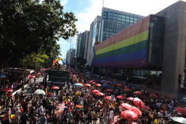 Sao Paulo (SP), 06 / 02 / 2024 - SP / LGBT + PARADE - 28. Sao Paulo LGBT + Onur Yürüyüşü, bu Pazar, 2 Haziran 2024.