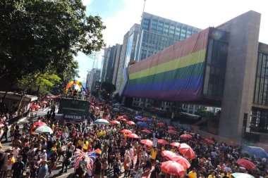Sao Paulo (SP), 06 / 02 / 2024 - SP / LGBT + PARADE - 28. Sao Paulo LGBT + Onur Yürüyüşü, bu Pazar, 2 Haziran 2024.