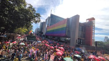 Sao Paulo (SP), 06 / 02 / 2024 - SP / LGBT + PARADE - 28. Sao Paulo LGBT + Onur Yürüyüşü, bu Pazar, 2 Haziran 2024.