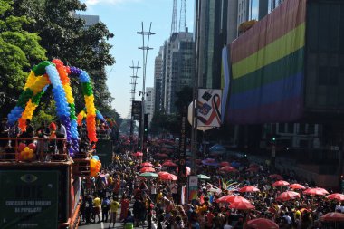 Sao Paulo (SP), 06 / 02 / 2024 - SP / LGBT + PARADE - 28. Sao Paulo LGBT + Onur Yürüyüşü, bu Pazar, 2 Haziran 2024.