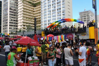 Sao Paulo (SP), 06 / 02 / 2024 - SP / LGBT + PARADE - 28. Sao Paulo LGBT + Onur Yürüyüşü, bu Pazar, 2 Haziran 2024.