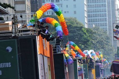 Sao Paulo (SP), 06 / 02 / 2024 - SP / LGBT + PARADE - 28. Sao Paulo LGBT + Onur Yürüyüşü, bu Pazar, 2 Haziran 2024.