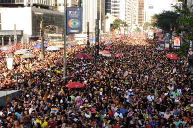 Sao Paulo (SP), 06 / 02 / 2024 - SP / LGBT + PARADE - 28. Sao Paulo LGBT + Onur Yürüyüşü, bu Pazar, 2 Haziran 2024.