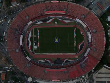 SAO PAULO, (SP) 02 / 06 / 2024-FOOTBALL / CHAMPIONSHIONSH- Morumbis Stadyumu 'nun havadan görünüşü, Sao Pulo ve Cruzeiro arasında oynanan karşılaşma sırasında, bu Pazar, 02, Morumbis Stadyumu' ndaki Sao Paulo şehrinde gerçekleştirildi.