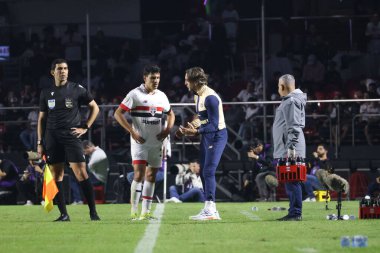 SAO PAULO, (SP) 02 / 06 / 2024-FOOTBALL / CHAMPIONSHIP / MATCH- Koç Luis Zubeldia, Brezilya Şampiyonası için geçerli olan Sao Pulo ve Cruzeiro arasında oynanan karşılaşmada, bu Pazar, 02,.