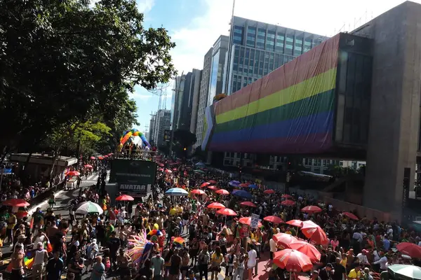 Sao Paulo (SP), 06 / 02 / 2024 - SP / LGBT + PARADE - 28. Sao Paulo LGBT + Onur Yürüyüşü, bu Pazar, 2 Haziran 2024.