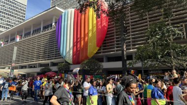 Sao Paulo (SP), Brezilya 06 / 02 / 2024 - 28. Sao Paulo LGBT + Onur Yürüyüşü, bu Pazar, 2 Haziran 2024. 