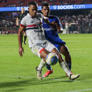 SAO PAULO, (SP) 02 / 06 / 2024-FOOTBALL / CHAMPIONSHIP / MATCH- Oyuncu Juan, Sao Paulo ve Cruzeiro arasında oynanan ve Brezilya Şampiyonası için geçerli olan maç sırasında, bu Pazar, 02, Morumbis Stadyumu 'ndaki Sao Paulo şehrinde düzenlenen .