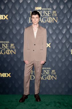 NEW YORK, New York - 3 Haziran 2024 'te New York' taki Manhattan Center 'da House Of The Dragon' un ikinci sezon galasında Matthew Needham.
