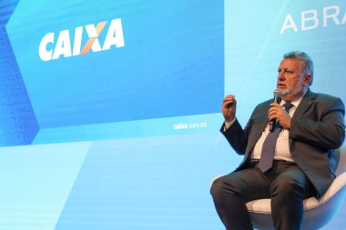 Sao Paulo, Brezilya: 4 Haziran 2024 - Caixa Economica Federal Başkanı Carlos Vieira, Rönesans 'taki Makroekonomik Panorama ve Pazar Perspektifleri Kurumsal Açılış Paneline katılıyor.. 