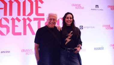 RIO de JANEIRO (RJ), 06 / 05 / 2024 Aktör Antonio Fagundes ve aktris Alexandra Martins, 