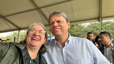 Sao Paulo (SP), 06 / 05 / 2024 Vali Tarcisio de Freitas, Sao Paulo kentlerinin iklim direncini artırma amaçlı bir tedbir paketi olan Dünya Çevre Günü 'nü bu Çarşamba sundu. 