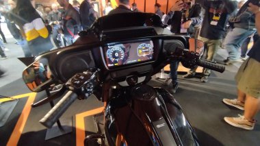 Sao Paulo (SP), Brezilya 06 / 06 / 2024 Interlagos Motosiklet Festivali (6), aralarında Honda, BMW, Harley Davidson, Suzuki gibi çok sayıda üreticinin de bulunduğu bu Perşembe günü başlıyor.. 